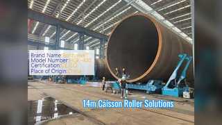 Ronniewell rolbedden met een diameter van 14 m voor zuigcaissons