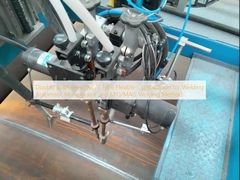 Dubbelplatformdubbel type flexibele combinatie van automatische manipulator en MIG/MAG-lasmethode