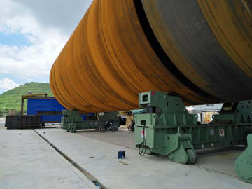 2000 t-de Tank van het Staalwiel Op zwaar werk berekende het Draaien Broodjes