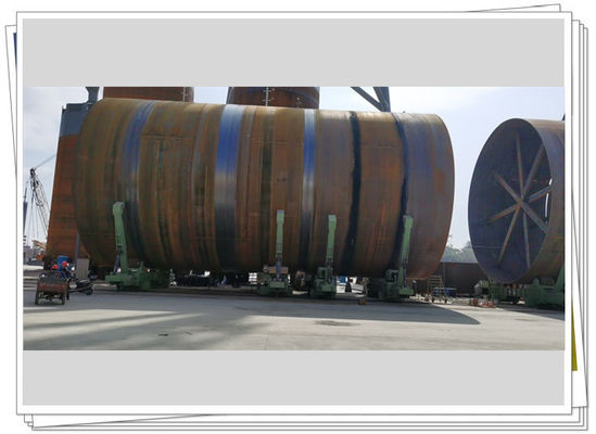 De Rotator van het het Jasjelassen van de zuigingsemmer omhelst de Hydraulische Zeestichting van het Steunwapen