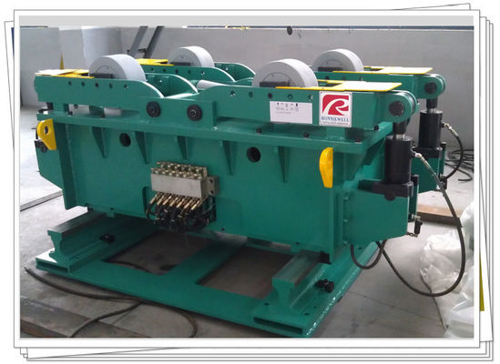 Van de het Lassenlijn van de schip Geschikte omhoog Rotator Automatische de Tankassemblage die Broodjes Flexibele Hydraulisch worden